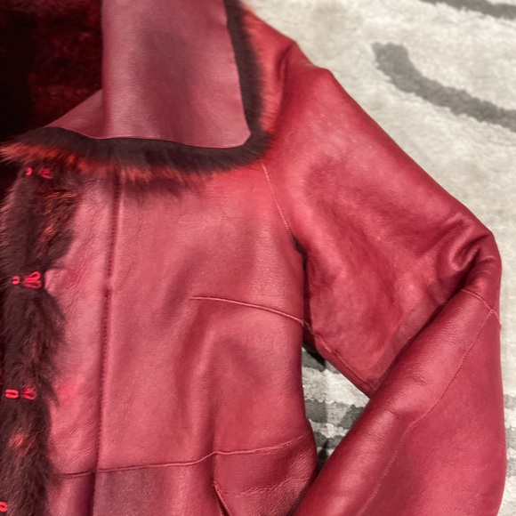 Viaveneto  Lamb  Sherling  reversible, stylish coat🔥 - Picture 16 of 16